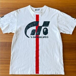 A Bathing Ape BAPE x Gran Turismo Tee Shirt NEW With Extras AND Gift Bag